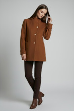 VAGIAS ΓΥΝΑΙΚΕΙΑ  ΖΑΚΕΤΑ ΠΑΛΤΟ ΜΕ ΧΡΥΣΑ ΚΟΥΜΠΙΑ ΚΑΜΕΛ 5868-40