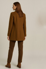 VAGIAS ΓΥΝΑΙΚΕΙΑ  ΖΑΚΕΤΑ ΠΑΛΤΟ ΜΕ ΧΡΥΣΑ ΚΟΥΜΠΙΑ ΚΑΜΕΛ 5868-40