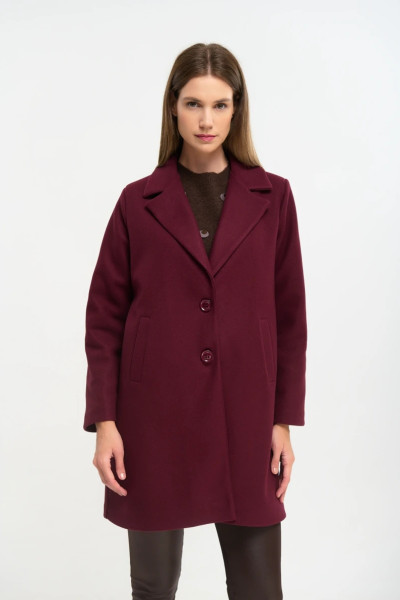 FIBES ΓΥΝΑΙΚΕΙΟ ΗΜΙΠΑΛΤΟ ME ΠΕΤΟ ΜΠΟΡΝΤΟ 01-6177