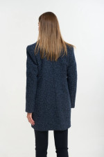 FIBES ΓΥΝΑΙΚΕΙΟ ΗΜΙΠΑΛΤΟ ΜΕ ΠΕΤΟ ΜΕΣΑΤΟ ΜΠΟΥΚΛΕ ΜΠΛΕ 01-6122