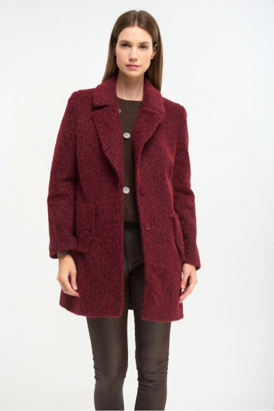 FIBES ΓΥΝΑΙΚΕΙΟ ΗΜΙΠΑΛΤΟ ΜΕ ΠΕΤΟ ΜΕΣΑΤΟ ΜΠΟΥΚΛΕ ΜΠΟΡΝΤΟ 01-6122