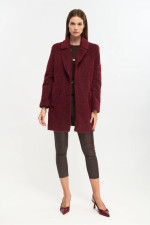 FIBES ΓΥΝΑΙΚΕΙΟ ΗΜΙΠΑΛΤΟ ΜΕ ΠΕΤΟ ΜΕΣΑΤΟ ΜΠΟΥΚΛΕ ΜΠΟΡΝΤΟ 01-6122