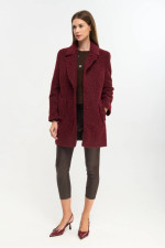 FIBES ΓΥΝΑΙΚΕΙΟ ΗΜΙΠΑΛΤΟ ΜΕ ΠΕΤΟ ΜΕΣΑΤΟ ΜΠΟΥΚΛΕ ΜΠΟΡΝΤΟ 01-6122