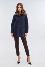 FIBES ΓΥΝΑΙΚΕΙΟ ΗΜΙΠΑΛΤΟ ΜΕ ΚΟΥΚΟΥΛΑ ΜΠΛΕ 01-6142 FIBES ΓΥΝΑΙΚΕΙΟ ΗΜΙΠΑΛΤΟ ΜΕ ΚΟΥΚΟΥΛΑ ΜΠΛΕ 01-6142