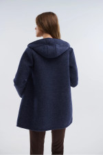 FIBES ΓΥΝΑΙΚΕΙΟ ΗΜΙΠΑΛΤΟ ΜΕ ΚΟΥΚΟΥΛΑ ΜΠΛΕ 01-6142 FIBES ΓΥΝΑΙΚΕΙΟ ΗΜΙΠΑΛΤΟ ΜΕ ΚΟΥΚΟΥΛΑ ΜΠΛΕ 01-6142