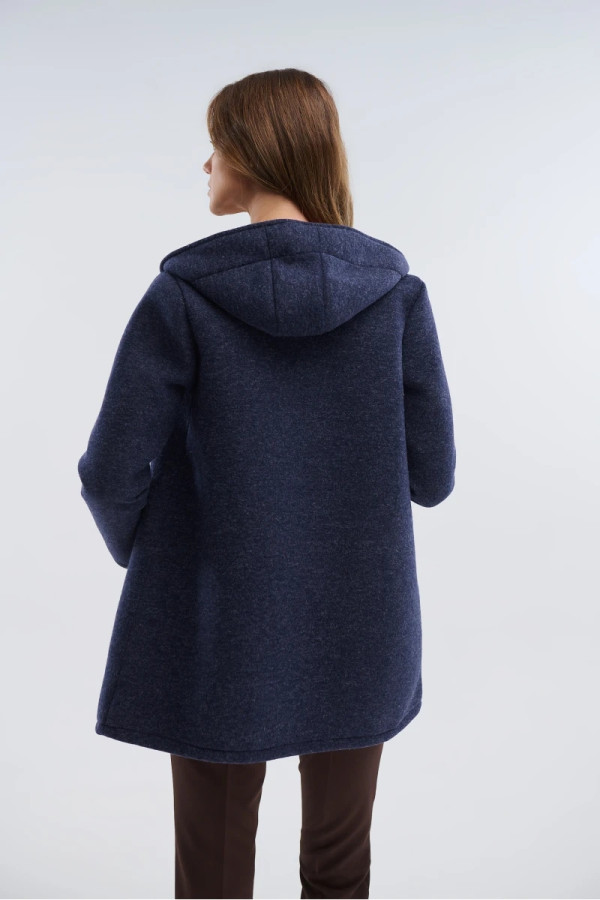 FIBES ΓΥΝΑΙΚΕΙΟ ΗΜΙΠΑΛΤΟ ΜΕ ΚΟΥΚΟΥΛΑ ΜΠΛΕ 01-6142 FIBES ΓΥΝΑΙΚΕΙΟ ΗΜΙΠΑΛΤΟ ΜΕ ΚΟΥΚΟΥΛΑ ΜΠΛΕ 01-6142