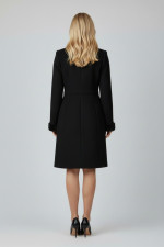 VAGIAS ΓΥΝΑΙΚΕΙΟ ΠΑΛΤΟ ΜΕ ΜΑΟ ΓΙΑΚΑ ΚΑΙ ΛΕΠΤΟΜΕΡΕΙΕΣ ΟΙΚΟΛΟΓΙΚΗΣ ΓΟΥΝΑΣ ΜΑΥΡΟ 5880-50