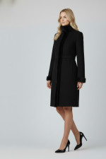 VAGIAS ΓΥΝΑΙΚΕΙΟ ΠΑΛΤΟ ΜΕ ΜΑΟ ΓΙΑΚΑ ΚΑΙ ΛΕΠΤΟΜΕΡΕΙΕΣ ΟΙΚΟΛΟΓΙΚΗΣ ΓΟΥΝΑΣ ΜΑΥΡΟ 5880-50