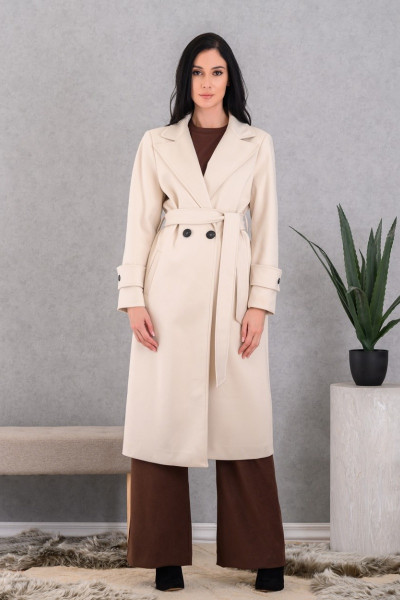 DERPOULI ΓΥΝΑΙΚΕΙΟ ΠΑΛΤΟ ΜΑΚΡΥ ΣΤΑΥΡΩΤΟ ΜΕ ΖΩΝΗ ΒΑΝΙΛΙΑ 1.25.39-50719 DERPOULI ΓΥΝΑΙΚΕΙΟ ΠΑΛΤΟ ΜΑΚΡΥ ΣΤΑΥΡΩΤΟ ΜΕ ΖΩΝΗ ΒΑΝΙΛΙΑ 1.25.39-50719