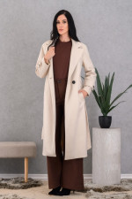 DERPOULI ΓΥΝΑΙΚΕΙΟ ΠΑΛΤΟ ΜΑΚΡΥ ΣΤΑΥΡΩΤΟ ΜΕ ΖΩΝΗ ΒΑΝΙΛΙΑ 1.25.39-50719 DERPOULI ΓΥΝΑΙΚΕΙΟ ΠΑΛΤΟ ΜΑΚΡΥ ΣΤΑΥΡΩΤΟ ΜΕ ΖΩΝΗ ΒΑΝΙΛΙΑ 1.25.39-50719