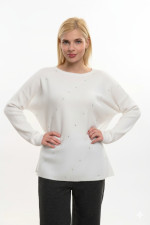 FIBES ΓΥΝΑΙΚΕΙΑ ΠΛΕΚΤΗ ΜΠΛΟΥΖΑ ΜΕ ΣΤΡΑΣ ΛΕΥΚΟ 03-7309 FIBES ΓΥΝΑΙΚΕΙΑ ΠΛΕΚΤΗ ΜΠΛΟΥΖΑ ΜΕ ΣΤΡΑΣ ΛΕΥΚΟ 03-7309