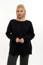 FIBES ΓΥΝΑΙΚΕΙΑ ΠΛΕΚΤΗ ΜΠΛΟΥΖΑ ΜΕ ΣΤΡΑΣ ΜΑΥΡΟ 03-7309 FIBES ΓΥΝΑΙΚΕΙΑ ΠΛΕΚΤΗ ΜΠΛΟΥΖΑ ΜΕ ΣΤΡΑΣ ΜΑΥΡΟ 03-7309