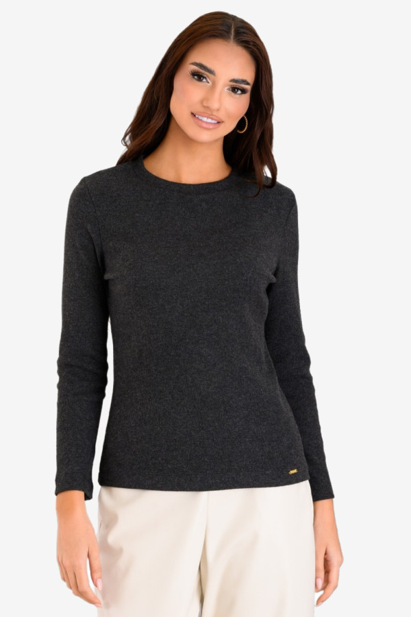 DERPOULI ΓΥΝΑΙΚΕΙΑ ΜΠΛΟΥΖΑ ΣΕ ΛΕΠΤΗ ΠΛΕΞΗ ΡΙΜΠ ΜΟΝΟΧΡΩΜΗ ΑΝΘΡΑΚΙ 1.10.27493 DERPOULI ΓΥΝΑΙΚΕΙΑ ΜΠΛΟΥΖΑ ΣΕ ΛΕΠΤΗ ΠΛΕΞΗ ΡΙΜΠ ΜΟΝΟΧΡΩΜΗ ΑΝΘΡΑΚΙ 1.10.27493