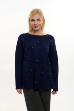 FIBES ΓΥΝΑΙΚΕΙΑ ΠΛΕΚΤΗ ΜΠΛΟΥΖΑ ΜΕ ΣΤΡΑΣ ΜΠΛΕ 03-7309 FIBES ΓΥΝΑΙΚΕΙΑ ΠΛΕΚΤΗ ΜΠΛΟΥΖΑ ΜΕ ΣΤΡΑΣ ΜΠΛΕ 03-7309