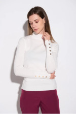 FIBES ΓΥΝΑΙΚΕΙΑ ΜΠΛΟΥΖΑ ΠΛΕΚΤΗ ΜΟΝΟΧΡΩΜΗ ΛΟΥΠΕΤΟ ΜΕ ΚΟΥΜΠΙΑ ΛΕΥΚΟ 03-7304 FIBES ΓΥΝΑΙΚΕΙΑ ΜΠΛΟΥΖΑ ΠΛΕΚΤΗ ΜΟΝΟΧΡΩΜΗ ΛΟΥΠΕΤΟ ΜΕ ΚΟΥΜΠΙΑ ΛΕΥΚΟ 03-7304