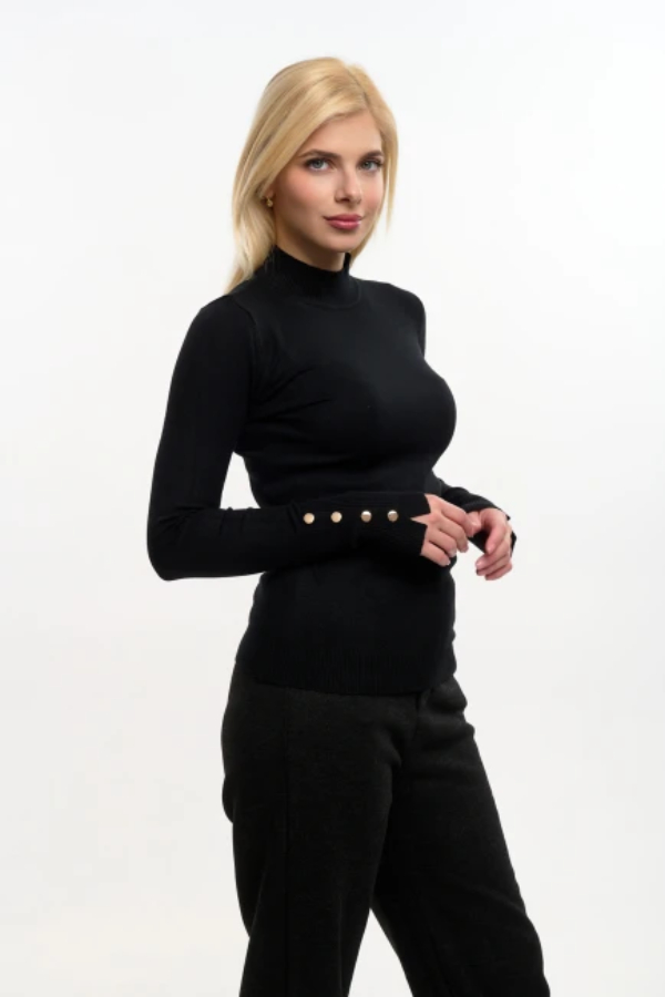 FIBES ΓΥΝΑΙΚΕΙΑ ΜΠΛΟΥΖΑ ΠΛΕΚΤΗ ΜΟΝΟΧΡΩΜΗ ΛΟΥΠΕΤΟ ΜΕ ΚΟΥΜΠΙΑ ΜΑΥΡΟ 03-7304 FIBES ΓΥΝΑΙΚΕΙΑ ΜΠΛΟΥΖΑ ΠΛΕΚΤΗ ΜΟΝΟΧΡΩΜΗ ΛΟΥΠΕΤΟ ΜΕ ΚΟΥΜΠΙΑ ΜΑΥΡΟ 03-7304