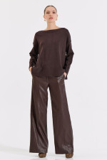 BILL COST ΓΥΝΑΙΚΕΙΑ ΠΛΕΚΤΗ ΜΠΛΟΥΖΑ ΜΟΝΟΧΡΩΜΗ LOOSE FIT ΚΑΦΕ 20-131359-0 BILL COST ΓΥΝΑΙΚΕΙΑ ΠΛΕΚΤΗ ΜΠΛΟΥΖΑ ΜΟΝΟΧΡΩΜΗ LOOSE FIT ΚΑΦΕ 20-131359-0