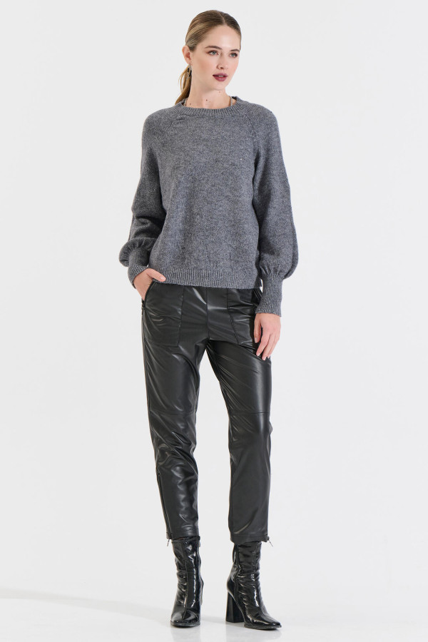 BILL COST ΓΥΝΑΙΚΕΙΑ ΜΠΛΟΥΖΑ  ΣΕ ΠΛΕΞΗ ΜΟΝΟΧΡΩΜΟ ΜΕ ΠΑΓΙΕΤΑ ΓΚΡΙ 20-131360-0 BILL COST ΓΥΝΑΙΚΕΙΑ ΜΠΛΟΥΖΑ  ΣΕ ΠΛΕΞΗ ΜΟΝΟΧΡΩΜΟ ΜΕ ΠΑΓΙΕΤΑ ΓΚΡΙ 20-131360-0