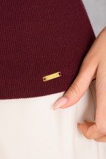 DERPOULI ΓΥΝΑΙΚΕΙΑ ΜΠΛΟΥΖΑ ΛΟΥΠΕΤΟ ΣΕ ΛΕΠΤΗ ΠΛΕΞΗ ΜΟΝΟΧΡΩΜΟ ΜΠΟΡΝΤΟ 1.10.27473 DERPOULI ΓΥΝΑΙΚΕΙΑ ΜΠΛΟΥΖΑ ΛΟΥΠΕΤΟ ΣΕ ΛΕΠΤΗ ΠΛΕΞΗ ΜΟΝΟΧΡΩΜΟ ΜΠΟΡΝΤΟ 1.10.27473