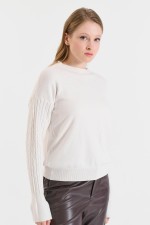 BILL COST ΓΥΝΑΙΚΕΙΟ ΠΛΕΚΤΟ ΠΟΥΛΟΒΕΡ ΜΕ ΠΛΕΞΟΥΔΕΣ ΕΚΡΟΥ 20-131386-0 BILL COST ΓΥΝΑΙΚΕΙΟ ΠΛΕΚΤΟ ΠΟΥΛΟΒΕΡ ΜΕ ΠΛΕΞΟΥΔΕΣ ΕΚΡΟΥ 20-131386-0