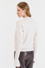 BILL COST ΓΥΝΑΙΚΕΙΟ ΠΛΕΚΤΟ ΠΟΥΛΟΒΕΡ ΜΕ ΠΛΕΞΟΥΔΕΣ ΕΚΡΟΥ 20-131386-0 BILL COST ΓΥΝΑΙΚΕΙΟ ΠΛΕΚΤΟ ΠΟΥΛΟΒΕΡ ΜΕ ΠΛΕΞΟΥΔΕΣ ΕΚΡΟΥ 20-131386-0