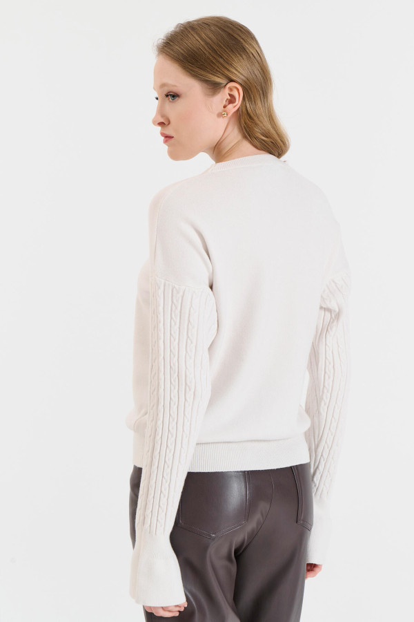 BILL COST ΓΥΝΑΙΚΕΙΟ ΠΛΕΚΤΟ ΠΟΥΛΟΒΕΡ ΜΕ ΠΛΕΞΟΥΔΕΣ ΕΚΡΟΥ 20-131386-0 BILL COST ΓΥΝΑΙΚΕΙΟ ΠΛΕΚΤΟ ΠΟΥΛΟΒΕΡ ΜΕ ΠΛΕΞΟΥΔΕΣ ΕΚΡΟΥ 20-131386-0