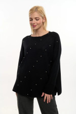 FIBES ΓΥΝΑΙΚΕΙΑ ΠΛΕΚΤΗ ΜΠΛΟΥΖΑ ΜΕ ΣΤΡΑΣ ΜΑΥΡΟ 03-7309 FIBES ΓΥΝΑΙΚΕΙΑ ΠΛΕΚΤΗ ΜΠΛΟΥΖΑ ΜΕ ΣΤΡΑΣ ΜΑΥΡΟ 03-7309