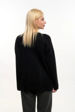 FIBES ΓΥΝΑΙΚΕΙΑ ΠΛΕΚΤΗ ΜΠΛΟΥΖΑ ΜΕ ΣΤΡΑΣ ΜΑΥΡΟ 03-7309 FIBES ΓΥΝΑΙΚΕΙΑ ΠΛΕΚΤΗ ΜΠΛΟΥΖΑ ΜΕ ΣΤΡΑΣ ΜΑΥΡΟ 03-7309