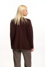 FIBES ΓΥΝΑΙΚΕΙΑ ΠΛΕΚΤΗ ΜΠΛΟΥΖΑ ΜΕ ΣΤΡΑΣ ΚΑΦΕ 03-7309 FIBES ΓΥΝΑΙΚΕΙΑ ΠΛΕΚΤΗ ΜΠΛΟΥΖΑ ΜΕ ΣΤΡΑΣ ΚΑΦΕ 03-7309