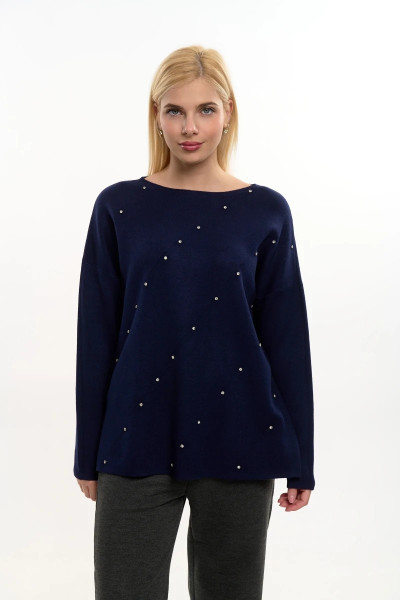 FIBES ΓΥΝΑΙΚΕΙΑ ΠΛΕΚΤΗ ΜΠΛΟΥΖΑ ΜΕ ΣΤΡΑΣ ΜΠΛΕ 03-7309 FIBES ΓΥΝΑΙΚΕΙΑ ΠΛΕΚΤΗ ΜΠΛΟΥΖΑ ΜΕ ΣΤΡΑΣ ΜΠΛΕ 03-7309