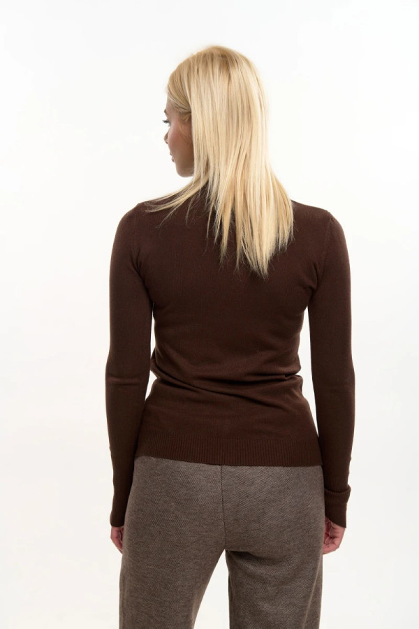 FIBES ΓΥΝΑΙΚΕΙΑ ΜΠΛΟΥΖΑ ΠΛΕΚΤΗ ΜΟΝΟΧΡΩΜΗ ΛΟΥΠΕΤΟ ΜΕ ΚΟΥΜΠΙΑ ΚΑΦΕ 03-7304 FIBES ΓΥΝΑΙΚΕΙΑ ΜΠΛΟΥΖΑ ΠΛΕΚΤΗ ΜΟΝΟΧΡΩΜΗ ΛΟΥΠΕΤΟ ΜΕ ΚΟΥΜΠΙΑ ΚΑΦΕ 03-7304