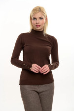 FIBES ΓΥΝΑΙΚΕΙΑ ΜΠΛΟΥΖΑ ΠΛΕΚΤΗ ΜΟΝΟΧΡΩΜΗ ΛΟΥΠΕΤΟ ΜΕ ΚΟΥΜΠΙΑ ΚΑΦΕ 03-7304 FIBES ΓΥΝΑΙΚΕΙΑ ΜΠΛΟΥΖΑ ΠΛΕΚΤΗ ΜΟΝΟΧΡΩΜΗ ΛΟΥΠΕΤΟ ΜΕ ΚΟΥΜΠΙΑ ΚΑΦΕ 03-7304