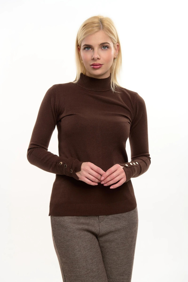 FIBES ΓΥΝΑΙΚΕΙΑ ΜΠΛΟΥΖΑ ΠΛΕΚΤΗ ΜΟΝΟΧΡΩΜΗ ΛΟΥΠΕΤΟ ΜΕ ΚΟΥΜΠΙΑ ΚΑΦΕ 03-7304 FIBES ΓΥΝΑΙΚΕΙΑ ΜΠΛΟΥΖΑ ΠΛΕΚΤΗ ΜΟΝΟΧΡΩΜΗ ΛΟΥΠΕΤΟ ΜΕ ΚΟΥΜΠΙΑ ΚΑΦΕ 03-7304