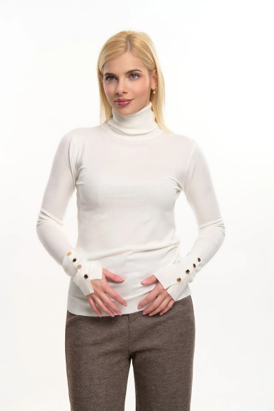 FIBES ΓΥΝΑΙΚΕΙΑ ΜΠΛΟΥΖΑ ΠΛΕΚΤΗ ΜΟΝΟΧΡΩΜΗ ΖΙΒΑΓΚΟ ΜΕ ΚΟΥΜΠΙΑ ΕΚΡΟΥ 03-7303