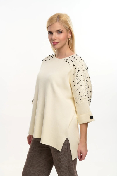 FIBES ΓΥΝΑΙΚΕΙΑ ΜΠΛΟΥΖΑ ΠΛΕΚΤΗ ΜΕ ΣΤΡΑΣ ΚΑΙ ΠΕΡΛΕΣ 3/4 ΜΑΝΙΚΙΑ ΕΚΡΟΥ 03-7307 FIBES ΓΥΝΑΙΚΕΙΑ ΜΠΛΟΥΖΑ ΠΛΕΚΤΗ ΜΕ ΣΤΡΑΣ ΚΑΙ ΠΕΡΛΕΣ 3/4 ΜΑΝΙΚΙΑ ΕΚΡΟΥ 03-7307