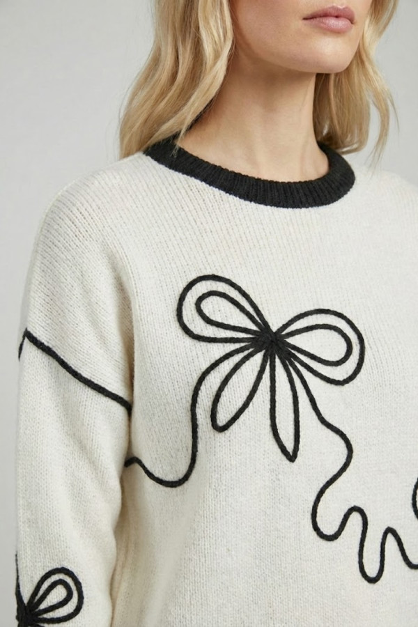 FIBES ΓΥΝΑΙΚΕΙΟ ΠΛΕΚΤΟ ΜΕ ΑΝΑΓΛΥΦΟ ΣΧΕΔΙΟ ΛΕΥΚΟ 03-7320