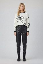 FIBES ΓΥΝΑΙΚΕΙΟ ΠΛΕΚΤΟ ΜΕ ΑΝΑΓΛΥΦΟ ΣΧΕΔΙΟ ΛΕΥΚΟ 03-7320