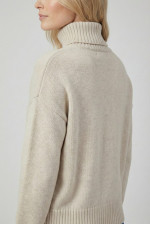 FIBES ΓΥΝΑΙΚΕΙΟ ΠΛΕΚΤΟ ΖΙΒΑΓΚΟ ΜΟΝΟΧΡΩΜΟ ΜΕ ΡΙΜΠ ΜΠΕΖ 03-7319