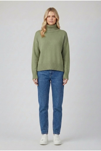 FIBES ΓΥΝΑΙΚΕΙΟ ΠΛΕΚΤΟ ΖΙΒΑΓΚΟ ΜΟΝΟΧΡΩΜΟ ΜΕ ΡΙΜΠ ΜΕΝΤΑ 03-7319