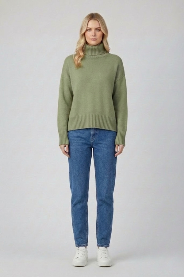 FIBES ΓΥΝΑΙΚΕΙΟ ΠΛΕΚΤΟ ΖΙΒΑΓΚΟ ΜΟΝΟΧΡΩΜΟ ΜΕ ΡΙΜΠ ΜΕΝΤΑ 03-7319