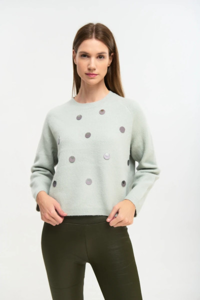 FIBES ΓΥΝΑΙΚΕΙΟ ΚΟΝΤΟ ΠΛΕΚΤΟ ΜΕ ΔΙΑΚΟΣΜΗΤΙΚΑ ΜΕΝΤΑ 03-7305