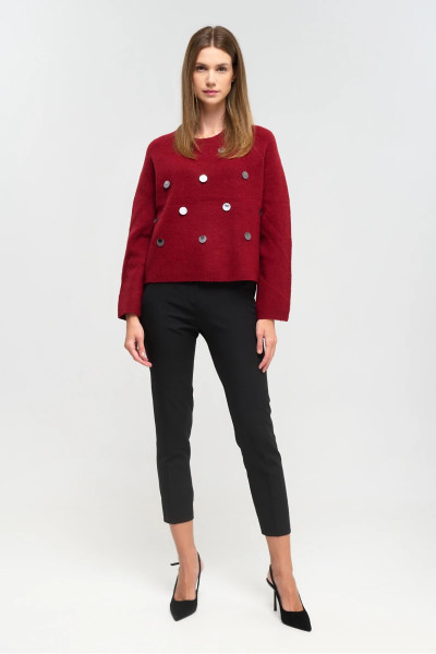 FIBES ΓΥΝΑΙΚΕΙΟ ΚΟΝΤΟ ΠΛΕΚΤΟ ΜΕ ΔΙΑΚΟΣΜΗΤΙΚΑ ΜΠΟΡΝΤΟ 03-7305