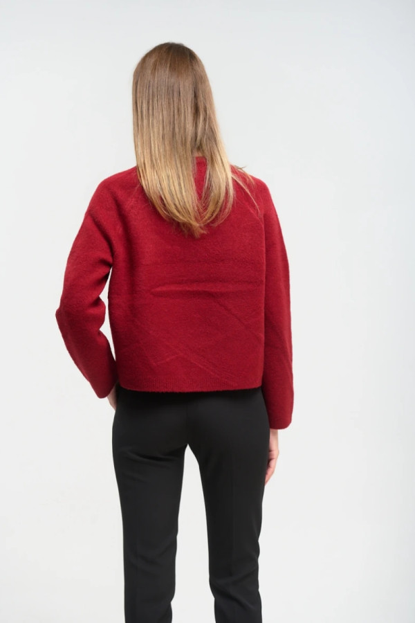 FIBES ΓΥΝΑΙΚΕΙΟ ΚΟΝΤΟ ΠΛΕΚΤΟ ΜΕ ΔΙΑΚΟΣΜΗΤΙΚΑ ΜΠΟΡΝΤΟ 03-7305