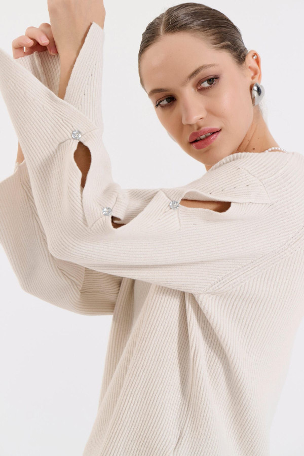 BILL COST ΓΥΝΑΙΚΕΙΑ ΠΛΕΚΤΗ ΜΠΛΟΥΖΑ ΜΕΑΝΟΙΓΜΑ ΚΑΙ ΚΟΥΜΠΙΑ ΣΤΑ ΜΑΝΙΚΙΑ ΒΑΝΙΛΙΑ 20-131361-0 BILL COST ΓΥΝΑΙΚΕΙΑ ΠΛΕΚΤΗ ΜΠΛΟΥΖΑ ΜΕΑΝΟΙΓΜΑ ΚΑΙ ΚΟΥΜΠΙΑ ΣΤΑ ΜΑΝΙΚΙΑ ΒΑΝΙΛΙΑ 20-131361-0