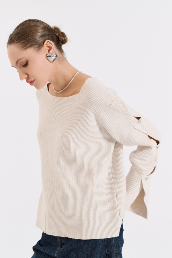 BILL COST ΓΥΝΑΙΚΕΙΑ ΠΛΕΚΤΗ ΜΠΛΟΥΖΑ ΜΕΑΝΟΙΓΜΑ ΚΑΙ ΚΟΥΜΠΙΑ ΣΤΑ ΜΑΝΙΚΙΑ ΒΑΝΙΛΙΑ 20-131361-0 BILL COST ΓΥΝΑΙΚΕΙΑ ΠΛΕΚΤΗ ΜΠΛΟΥΖΑ ΜΕΑΝΟΙΓΜΑ ΚΑΙ ΚΟΥΜΠΙΑ ΣΤΑ ΜΑΝΙΚΙΑ ΒΑΝΙΛΙΑ 20-131361-0