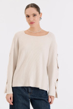 BILL COST ΓΥΝΑΙΚΕΙΑ ΠΛΕΚΤΗ ΜΠΛΟΥΖΑ ΜΕΑΝΟΙΓΜΑ ΚΑΙ ΚΟΥΜΠΙΑ ΣΤΑ ΜΑΝΙΚΙΑ ΒΑΝΙΛΙΑ 20-131361-0 BILL COST ΓΥΝΑΙΚΕΙΑ ΠΛΕΚΤΗ ΜΠΛΟΥΖΑ ΜΕΑΝΟΙΓΜΑ ΚΑΙ ΚΟΥΜΠΙΑ ΣΤΑ ΜΑΝΙΚΙΑ ΒΑΝΙΛΙΑ 20-131361-0