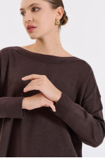 BILL COST ΓΥΝΑΙΚΕΙΑ ΠΛΕΚΤΗ ΜΠΛΟΥΖΑ ΜΟΝΟΧΡΩΜΗ LOOSE FIT ΚΑΦΕ 20-131359-0 BILL COST ΓΥΝΑΙΚΕΙΑ ΠΛΕΚΤΗ ΜΠΛΟΥΖΑ ΜΟΝΟΧΡΩΜΗ LOOSE FIT ΚΑΦΕ 20-131359-0