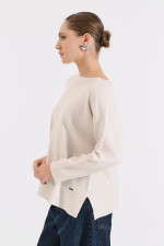 BILL COST ΓΥΝΑΙΚΕΙΑ ΠΛΕΚΤΗ ΜΠΛΟΥΖΑ ΜΟΝΟΧΡΩΜΗ LOOSE FIT ΒΑΝΙΛΙΑ 20-131359-0 BILL COST ΓΥΝΑΙΚΕΙΑ ΠΛΕΚΤΗ ΜΠΛΟΥΖΑ ΜΟΝΟΧΡΩΜΗ LOOSE FIT ΒΑΝΙΛΙΑ 20-131359-0