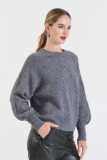 BILL COST ΓΥΝΑΙΚΕΙΑ ΜΠΛΟΥΖΑ  ΣΕ ΠΛΕΞΗ ΜΟΝΟΧΡΩΜΟ ΜΕ ΠΑΓΙΕΤΑ ΓΚΡΙ 20-131360-0 BILL COST ΓΥΝΑΙΚΕΙΑ ΜΠΛΟΥΖΑ  ΣΕ ΠΛΕΞΗ ΜΟΝΟΧΡΩΜΟ ΜΕ ΠΑΓΙΕΤΑ ΓΚΡΙ 20-131360-0