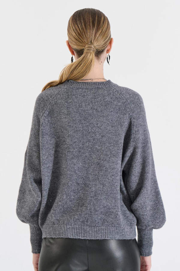 BILL COST ΓΥΝΑΙΚΕΙΑ ΜΠΛΟΥΖΑ  ΣΕ ΠΛΕΞΗ ΜΟΝΟΧΡΩΜΟ ΜΕ ΠΑΓΙΕΤΑ ΓΚΡΙ 20-131360-0 BILL COST ΓΥΝΑΙΚΕΙΑ ΜΠΛΟΥΖΑ  ΣΕ ΠΛΕΞΗ ΜΟΝΟΧΡΩΜΟ ΜΕ ΠΑΓΙΕΤΑ ΓΚΡΙ 20-131360-0